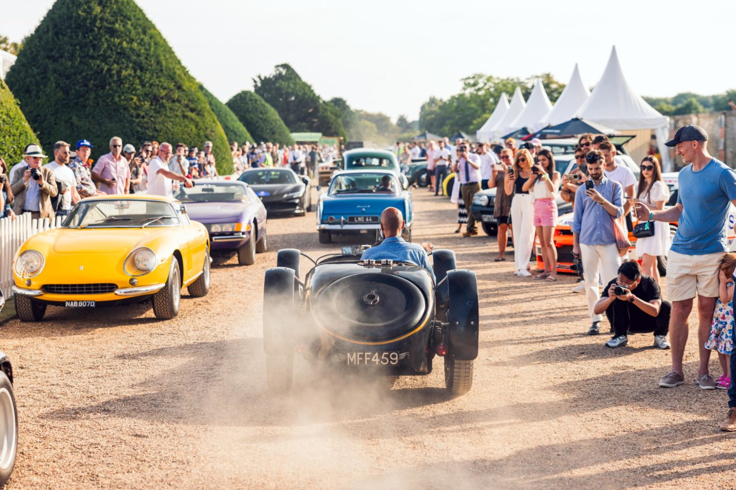 Concours of Elegance - Carousel-COE-Cars-Driving