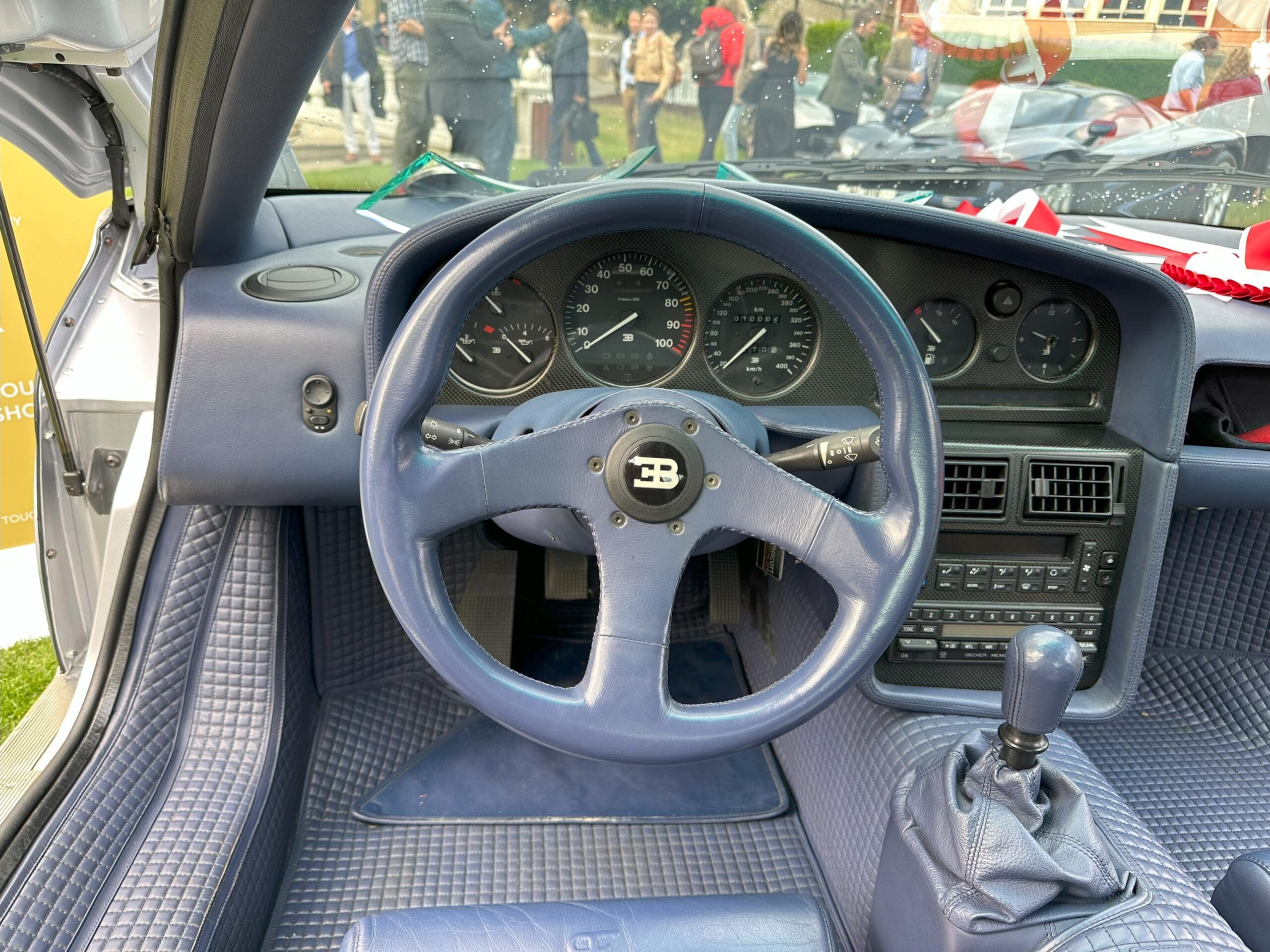 London Concours 2025 (1993 Bugatti EB110 SS - drivers view)