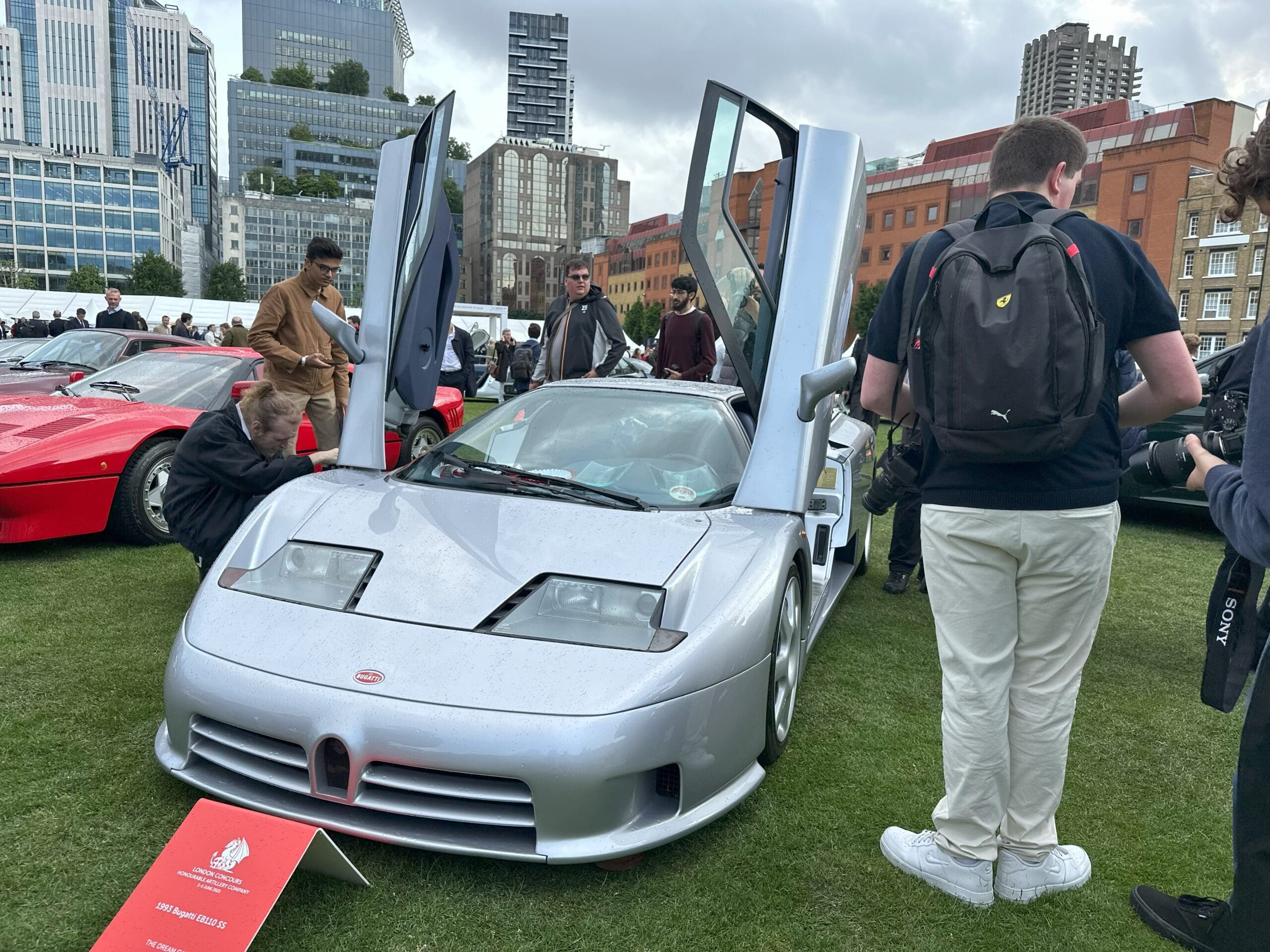 London Concours 2025 (1993 Bugatti EB110 SS - front side view)