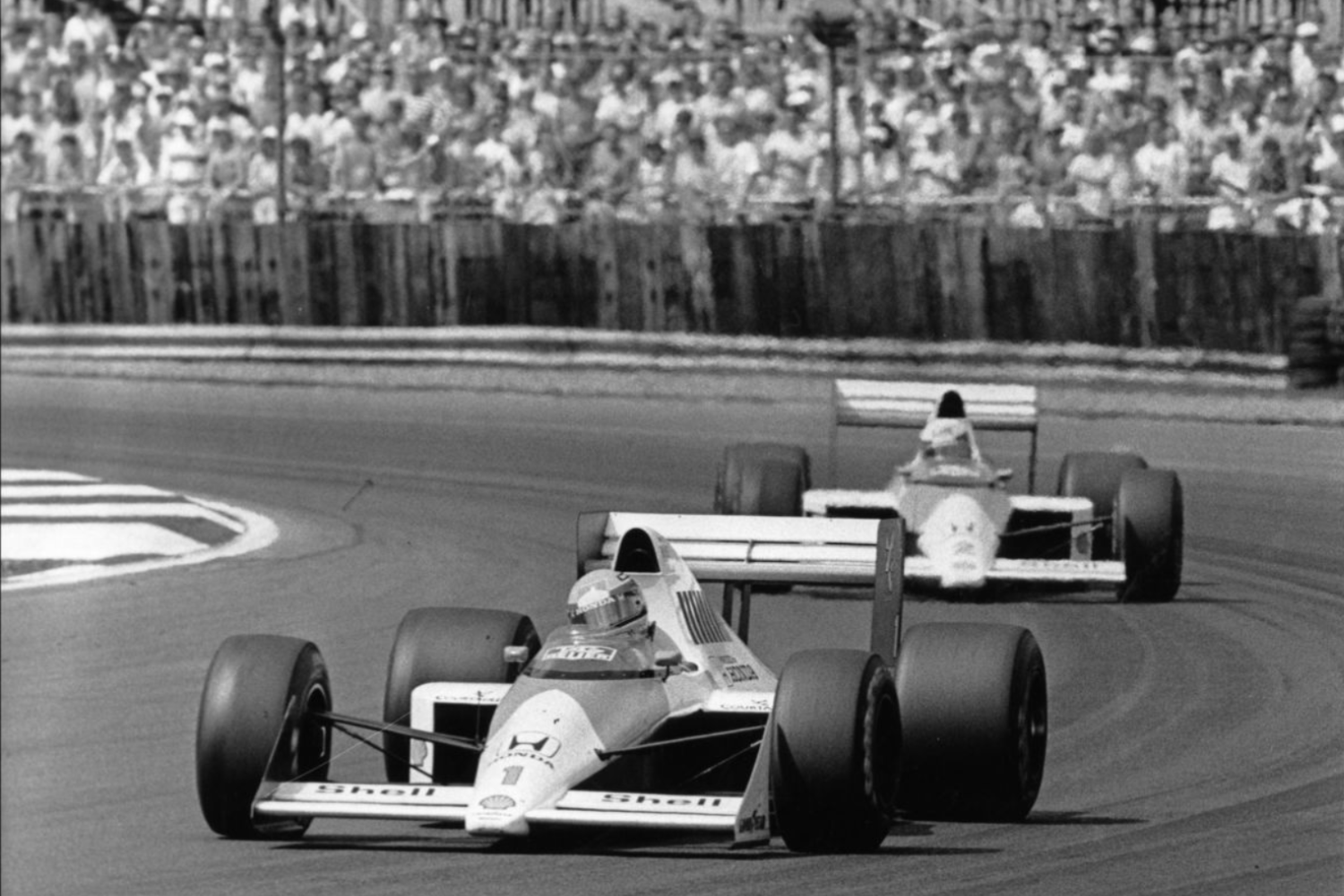Silverstone Festival - F1 car in black and white