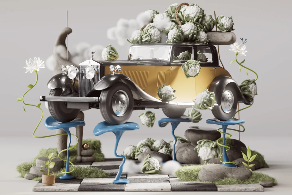 2. Salvador Dalí Cauliflowers, Surrealism, and a Frozen Phantom - Illustration by Omar Aqil