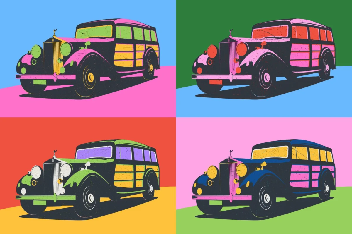 5. Andy-Warhols-iconic-pop-art-style-rendition-of-the-Rolls-Royce-Phantom