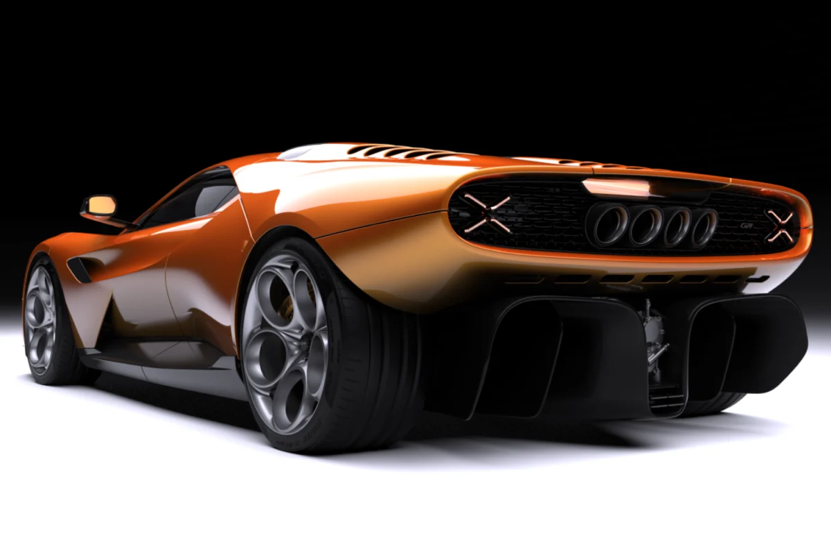 7. Garagisti & Co. GP1 alternative rear in studio setting
