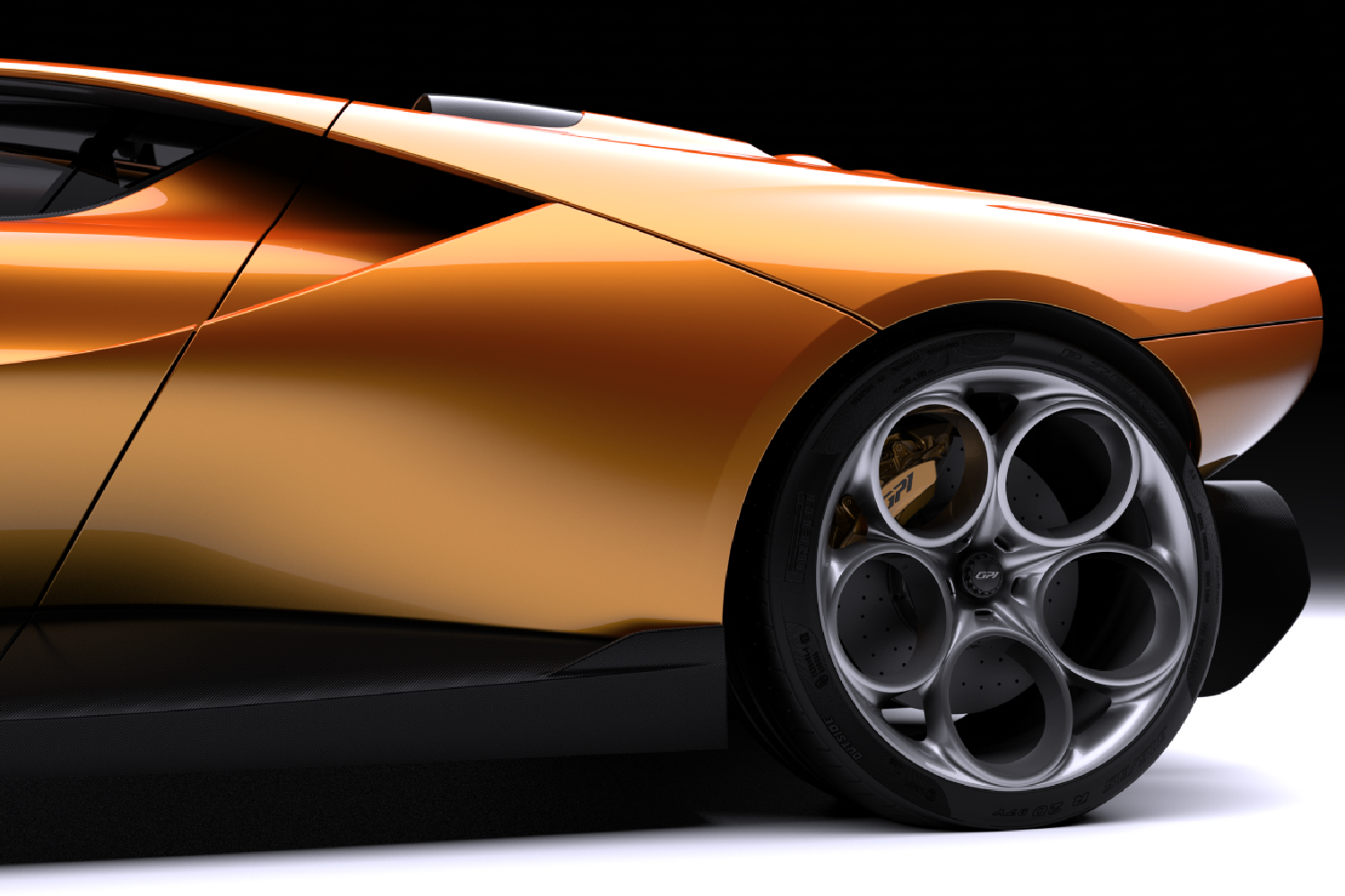 8. Rear inc. wheel
