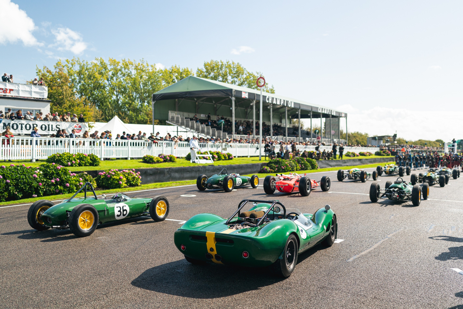 1. Jim Clark parade at the 2025 Goodwood Revival. Ph. by Rob Cooper. (2)