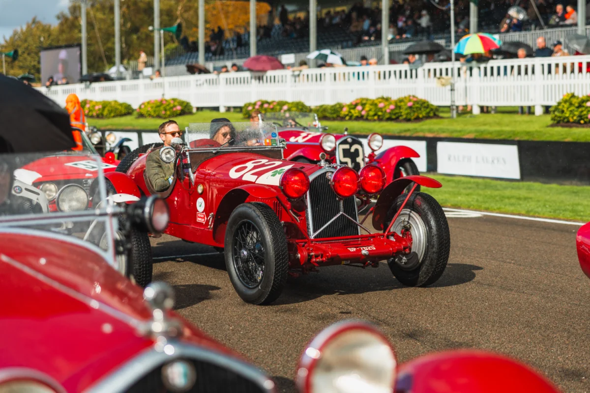 3. Afla Romeo Track Parade at the 2025 Goodwood Revival. Ph. by PA Media.