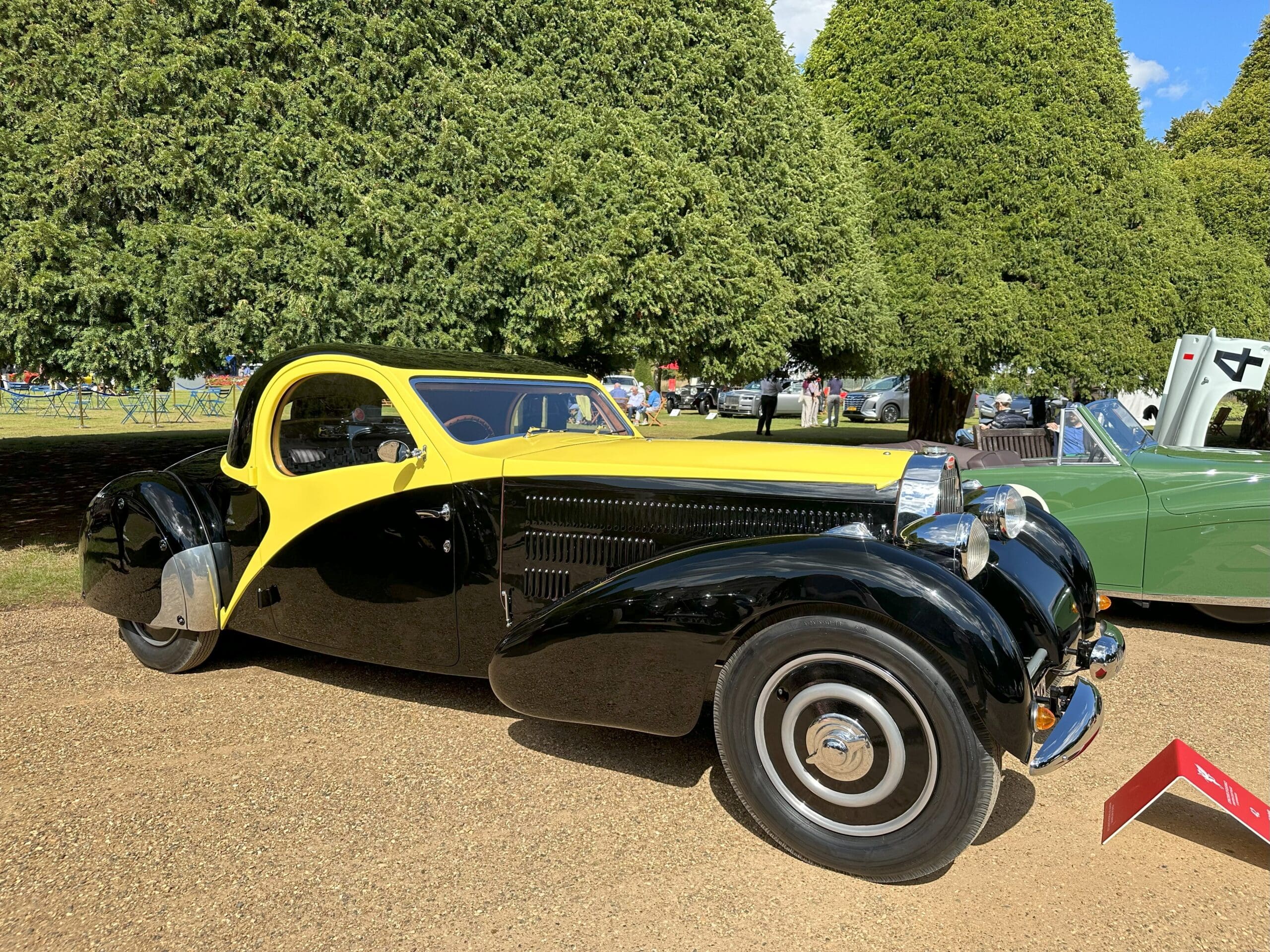 Concours of Elegance 2025 (1940 Bugatti Type 57 Atalante -front side view)