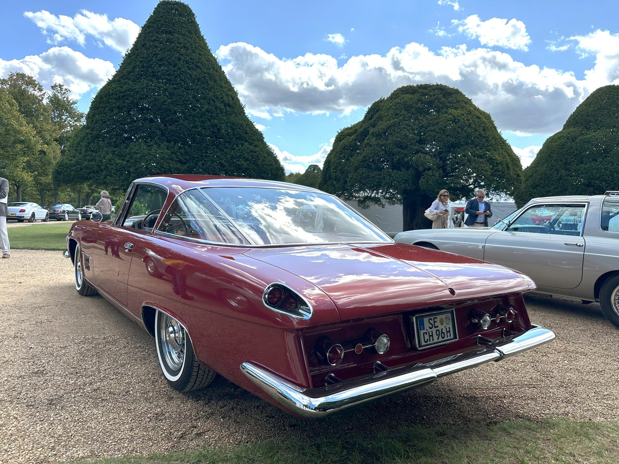 Concours of Elegance 2025 (1961 Ghia L 6.4 Coupe - rear side view)
