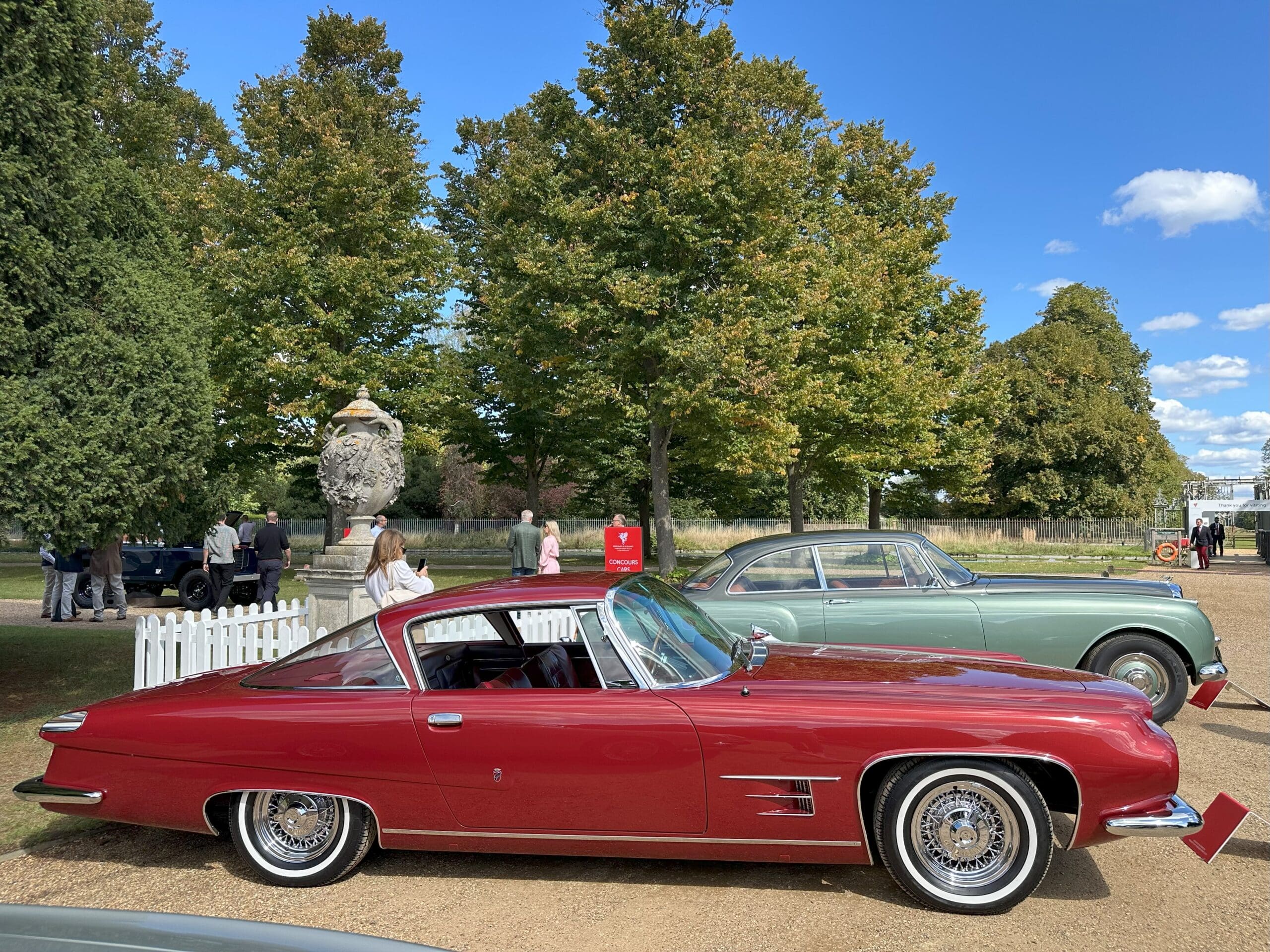 Concours of Elegance 2025 (1961 Ghia L 6.4 Coupe - side view)