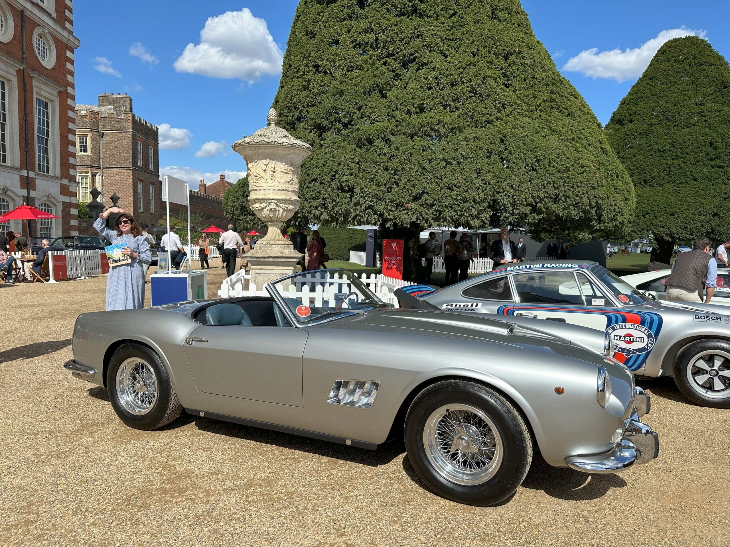 Concours of Elegance 2025 (1962 Ferrari 250 GT California Spyder - front side view)