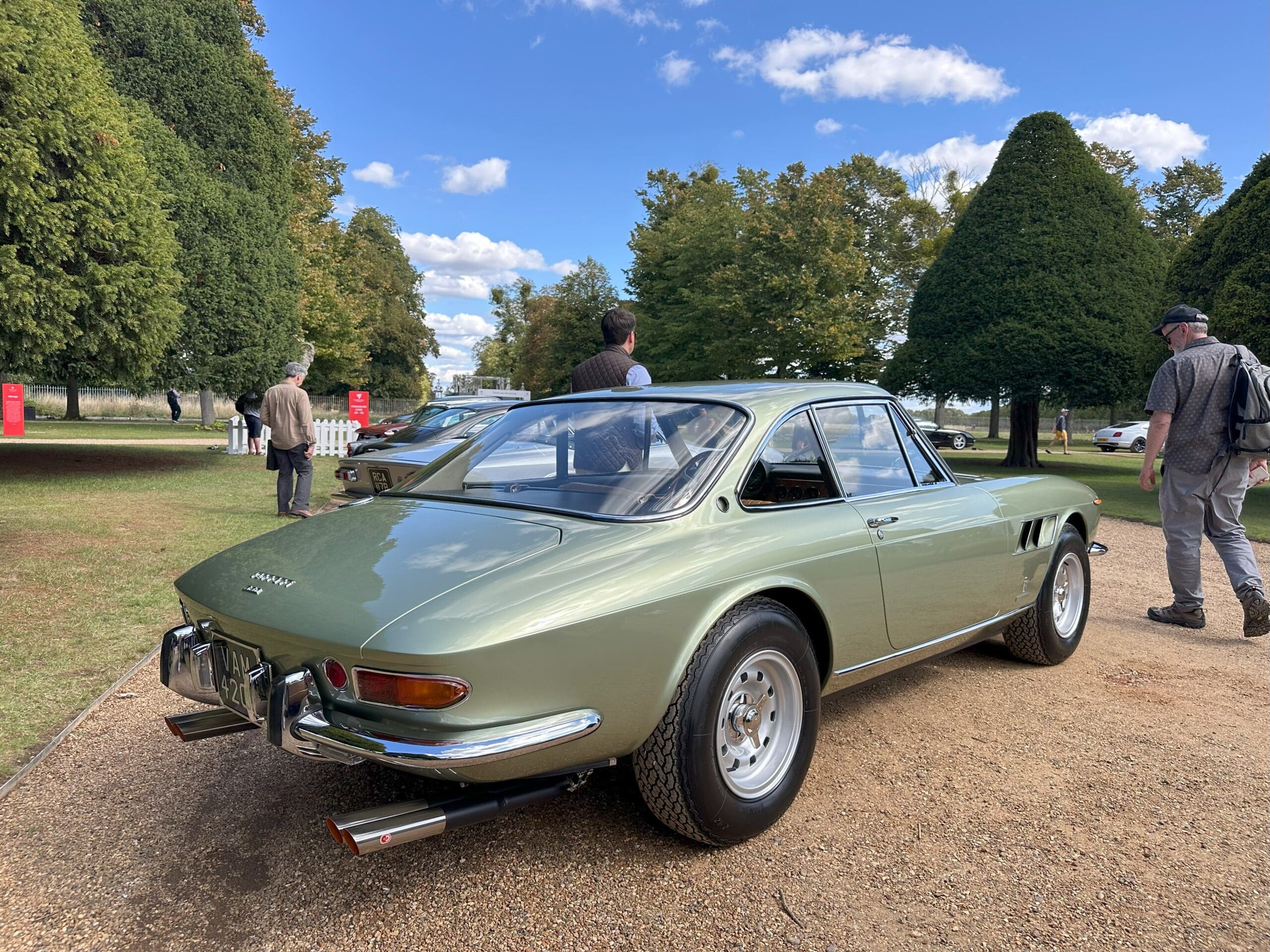 Concours of Elegance 2025 (1966 Ferrari 330 GTC - rear side view)