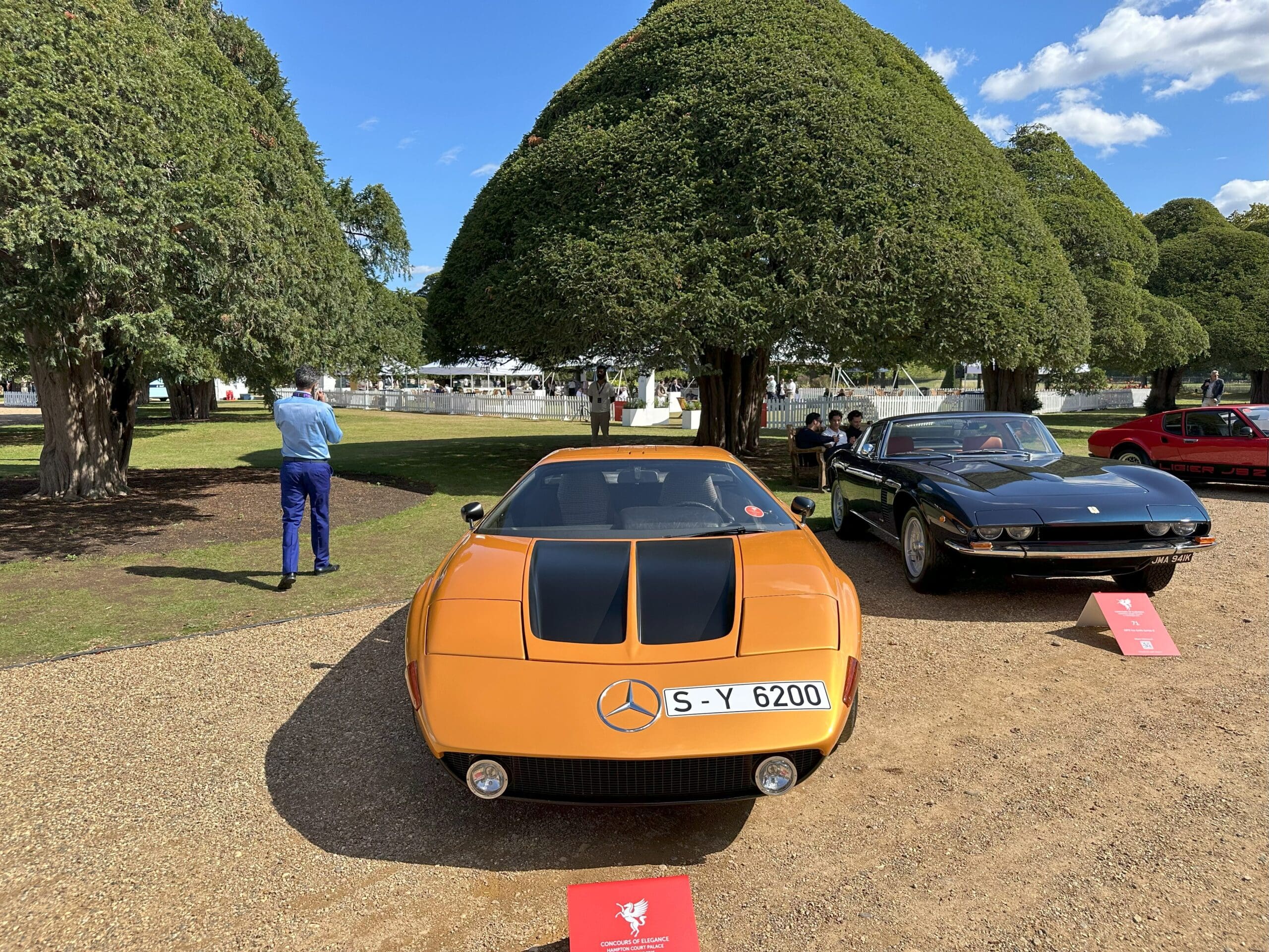 Concours of Elegance 2025 (1970 Mercedes-Benz C 111-II - front view)