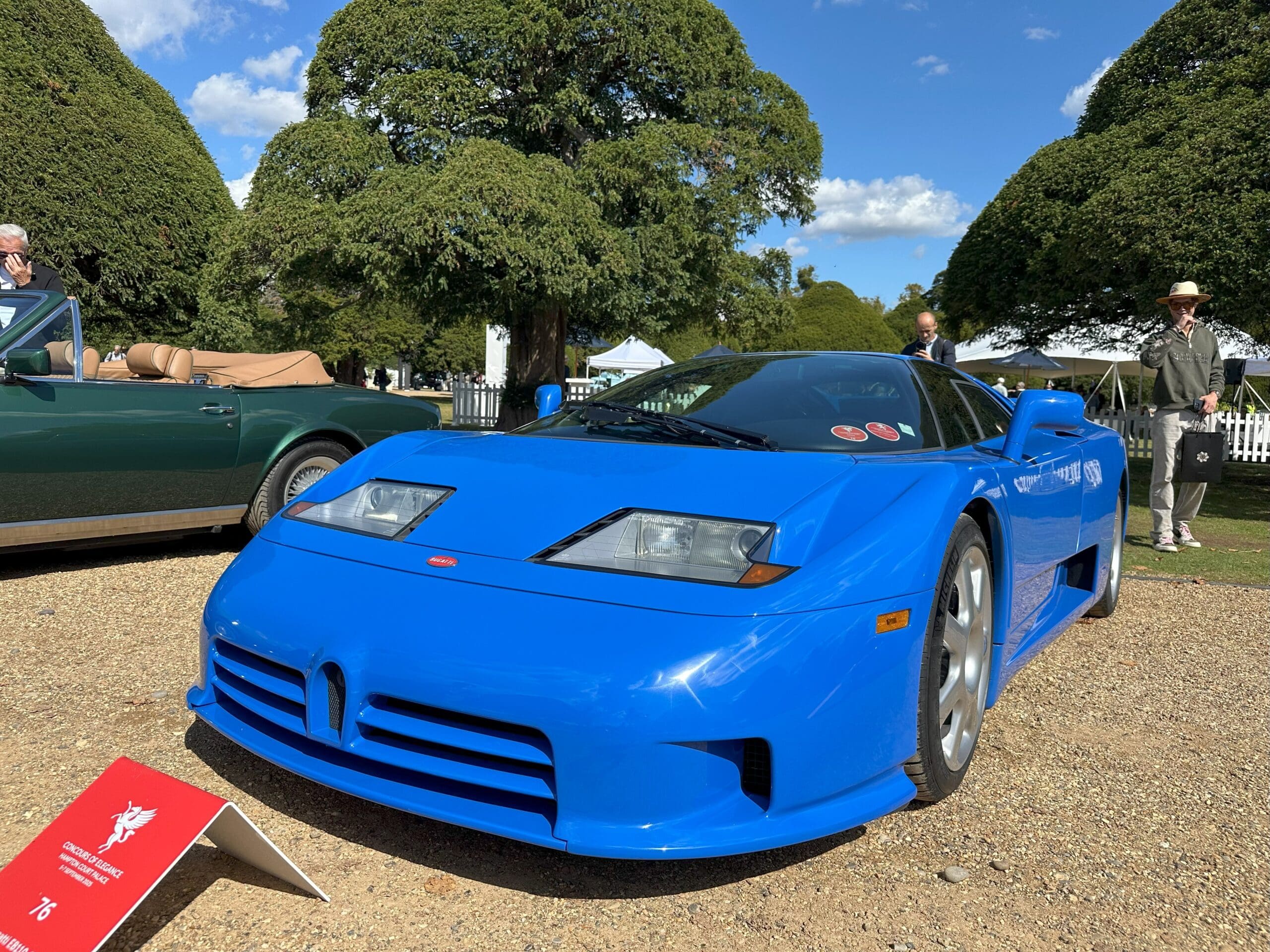Concours of Elegance 2025 (1994 Bugatti EB110 America - low front side view)