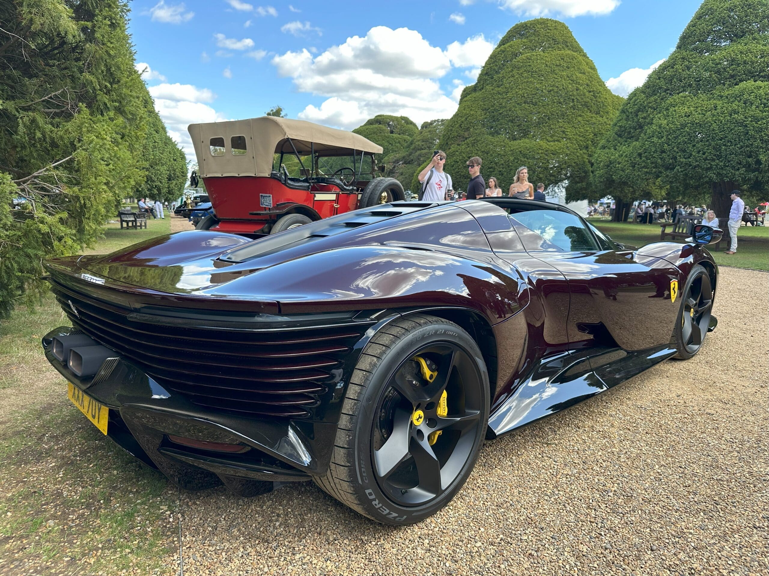 Concours of Elegance 2025 (2025 Ferrari SP3 Daytona Coupe - rear side view)