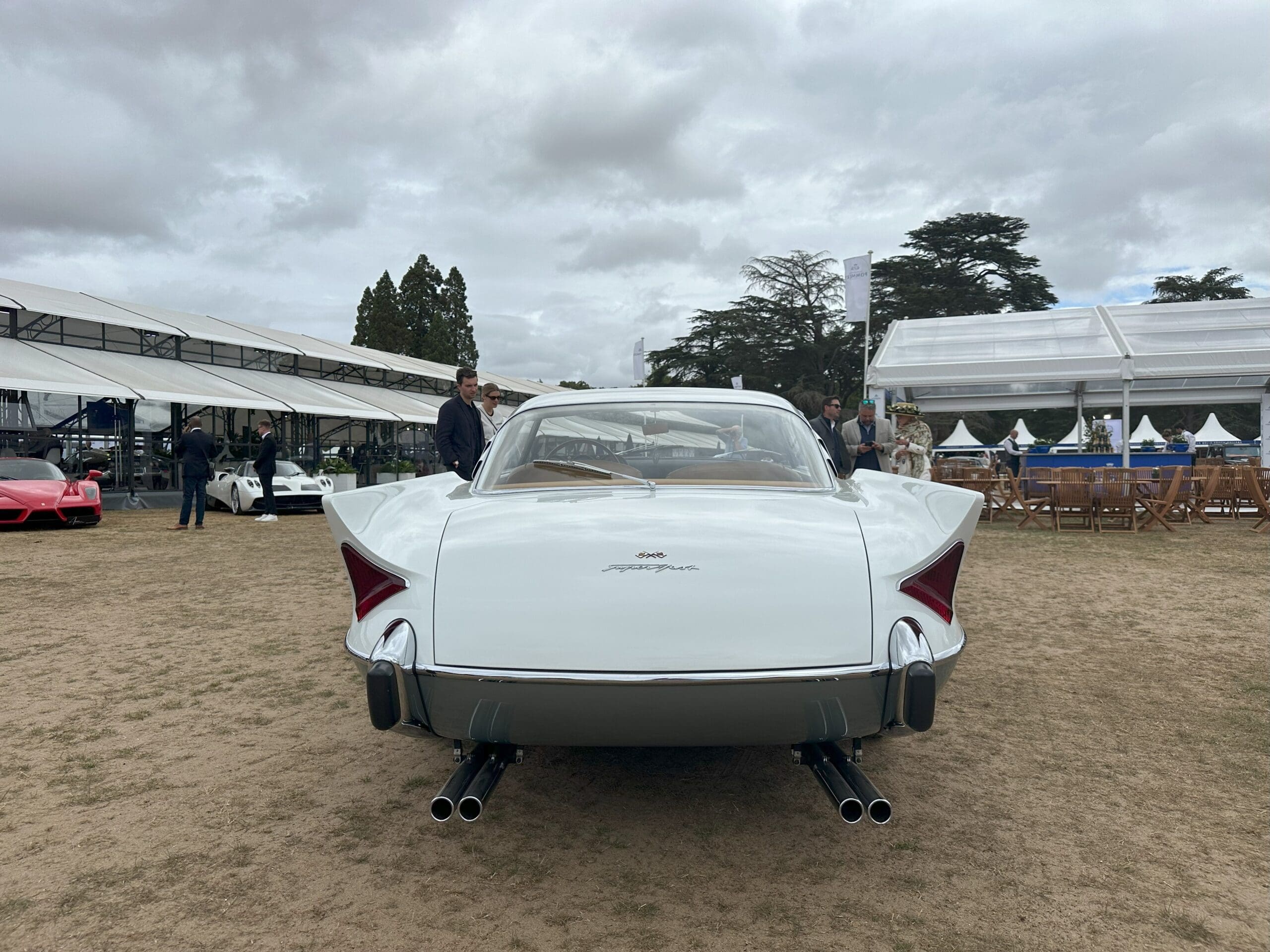 Salon Prive 2025 (1956 Ferrari 410 Superamerica Super Fast - rear view)