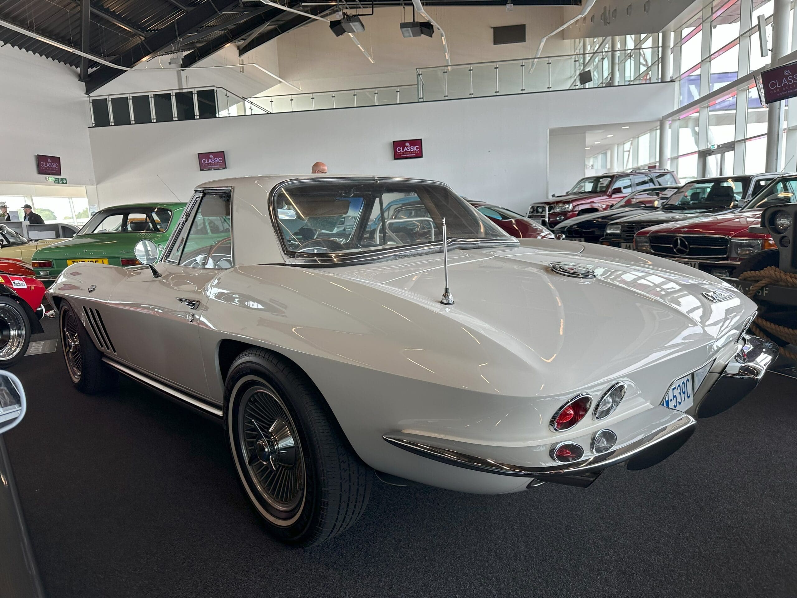 Silverstone Festival 2025 (1965 Corvette Stingray C2 Convertible - rear side view)