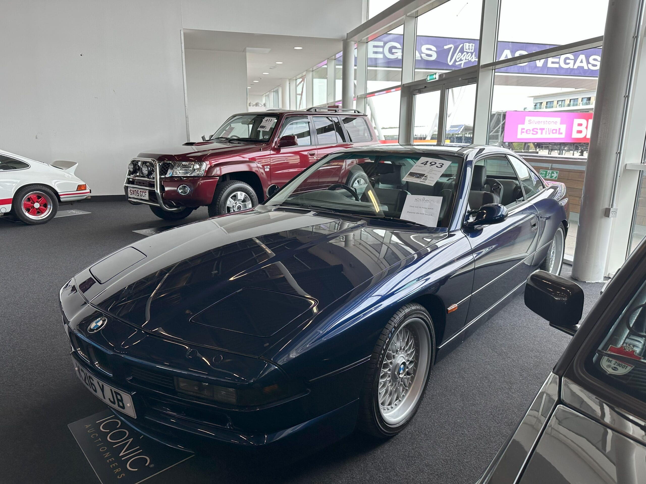 Silverstone Festival 2025 (1993 BMW 850CSi - front side view)
