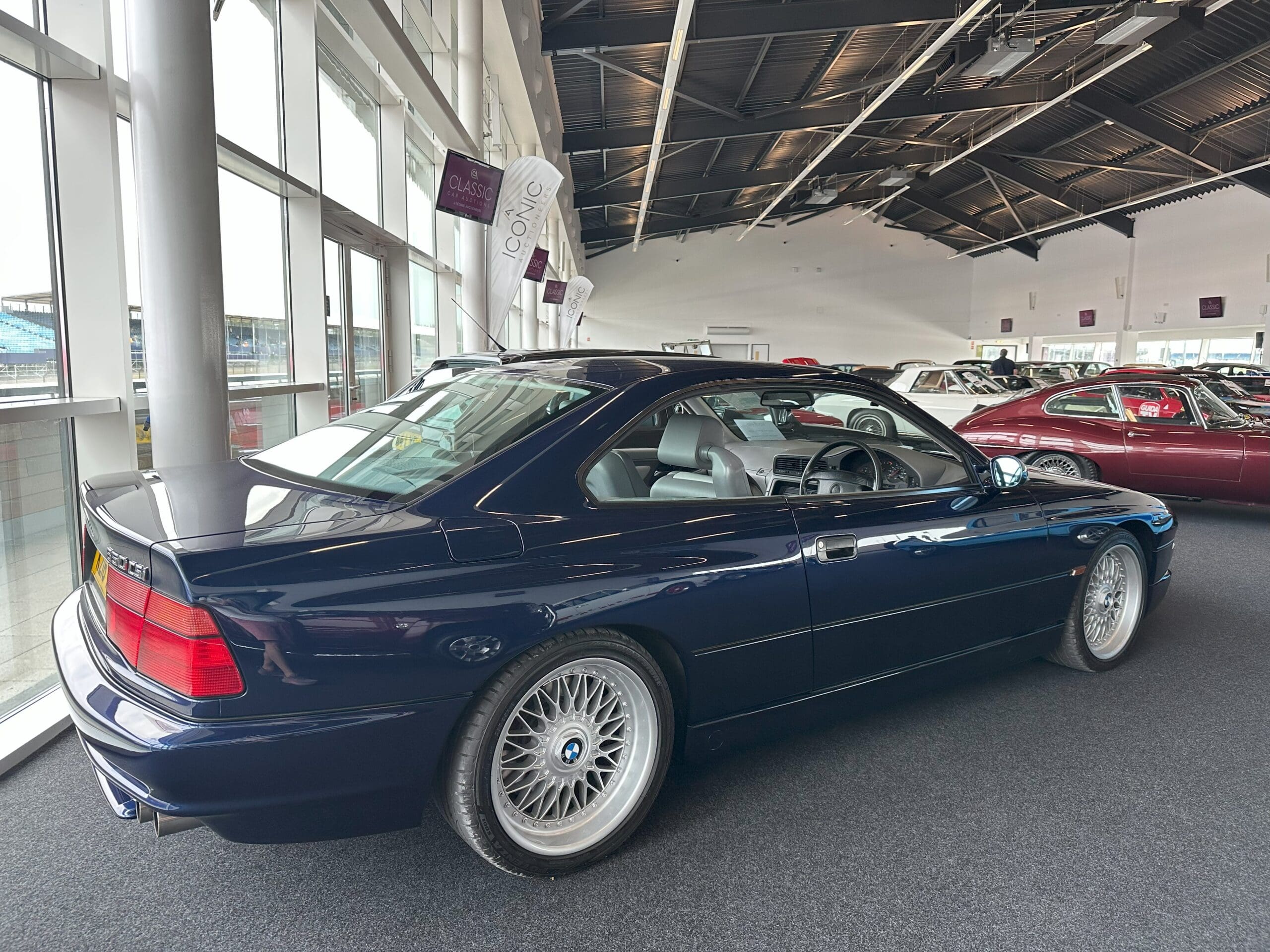 Silverstone Festival 2025 (1993 BMW 850CSi - side rear view)