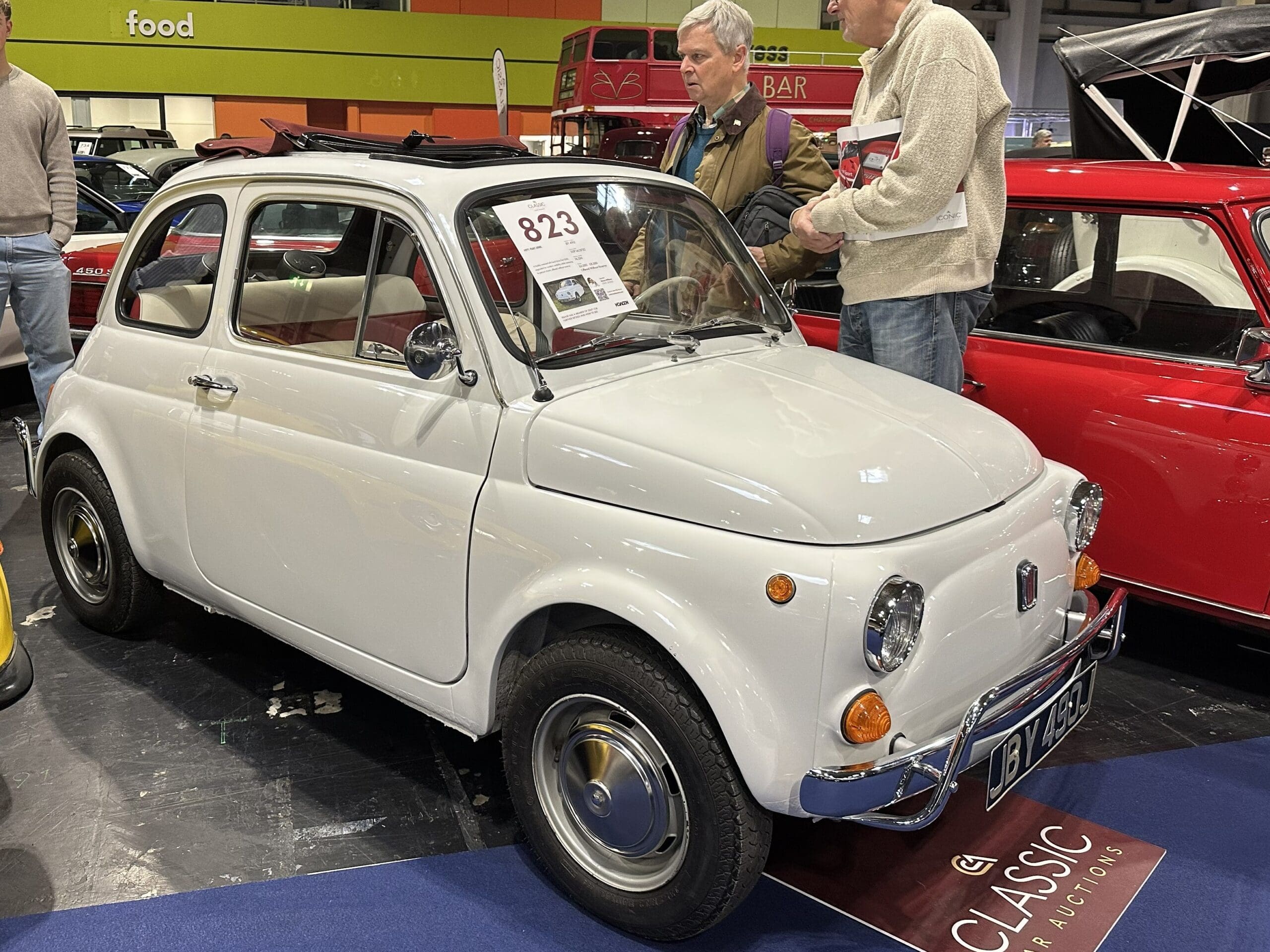 Classic Motor Show 2025 (1971 Fiat 500L - front side)
