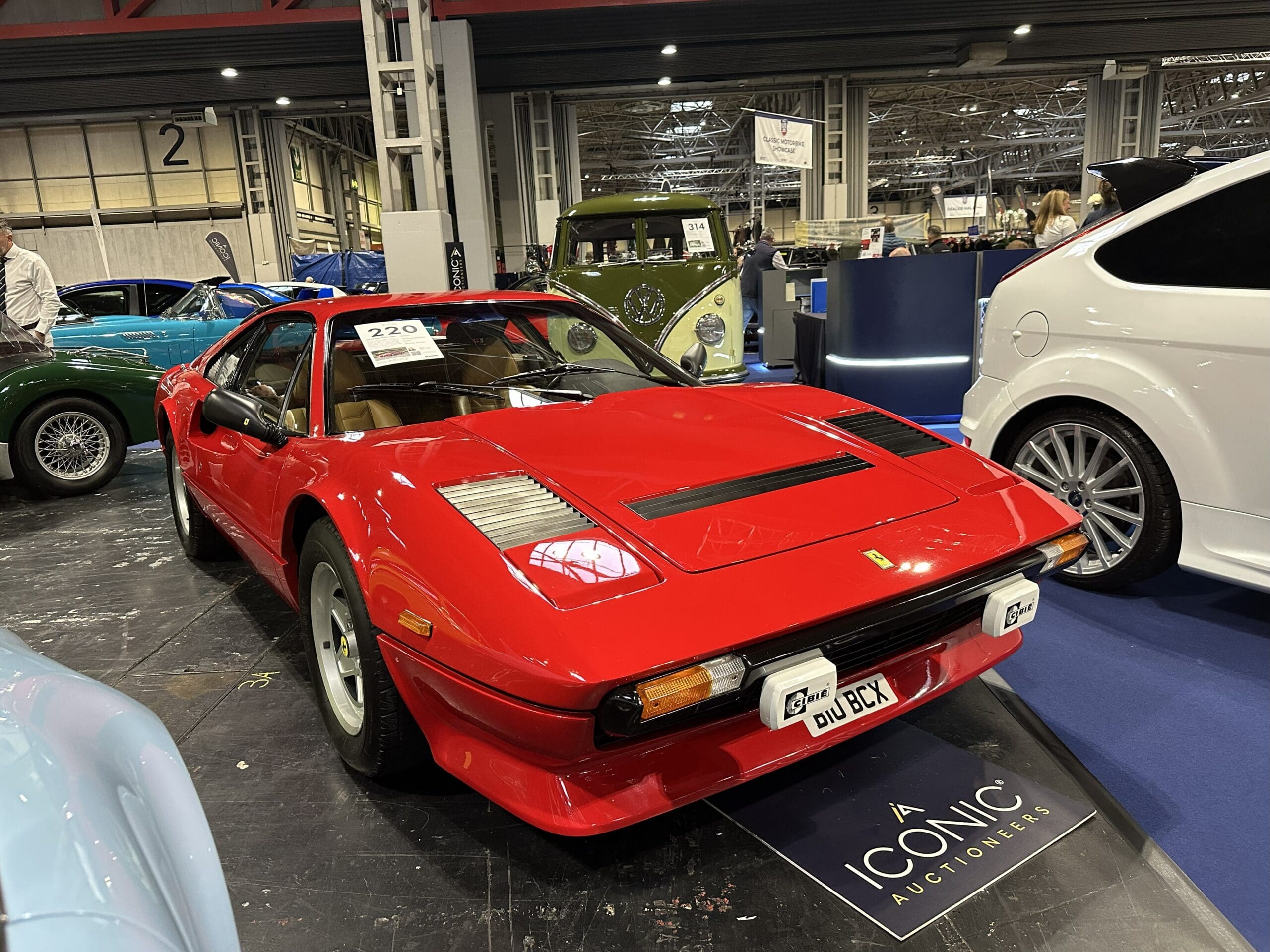 Classic Motor Show 2025 (1985 Ferrari 208 GTB Turbo - front side view)