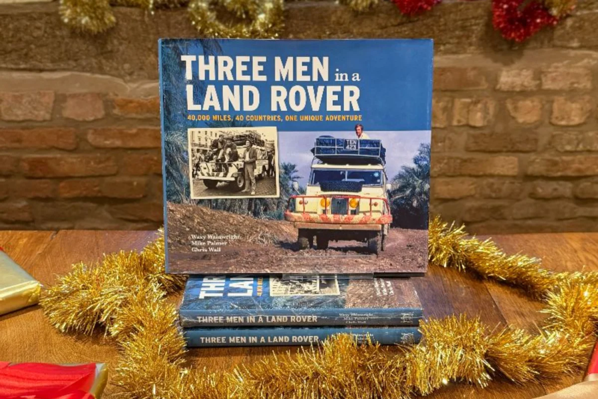 Three Men in a Land Rover - Cover