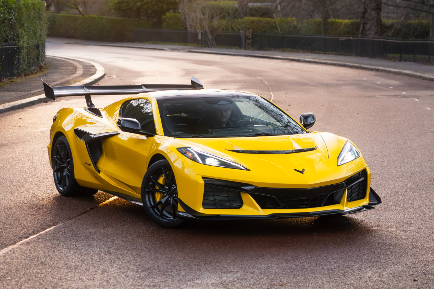 Corvette ZR1 - Yellow - 1st in Europe - front right view