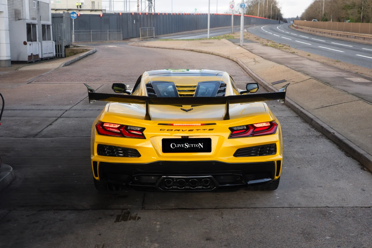 Corvette ZR1 - Yellow - 1st in Europe - rear