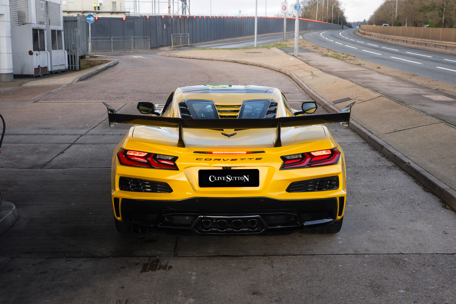 Corvette ZR1 - Yellow - 1st in Europe - rear