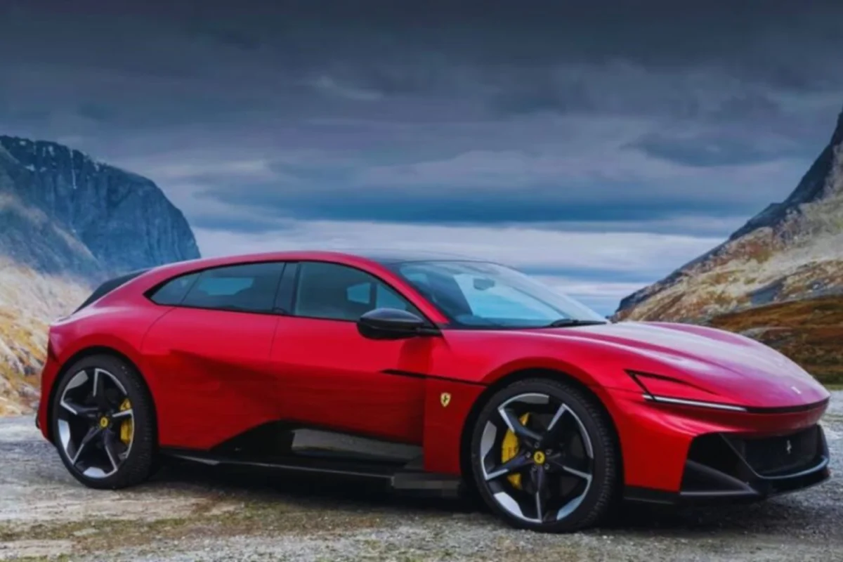 Ferrari Elettrica 2026 - front right view
