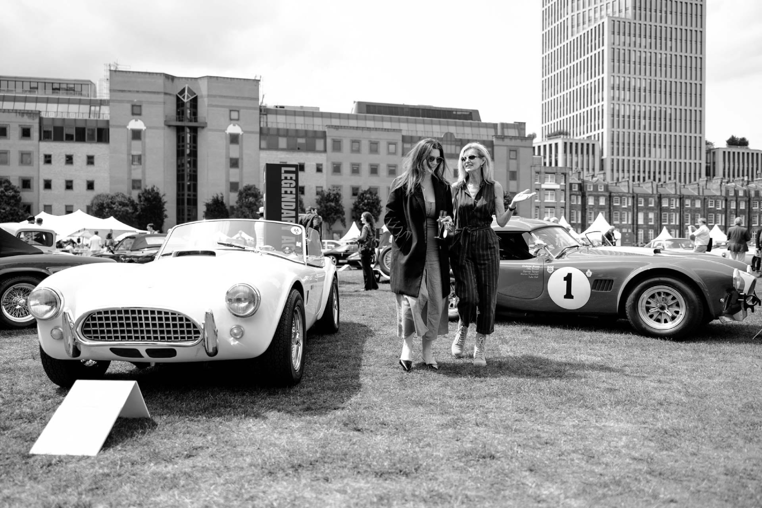 London Concours 2025 - black ad white picture