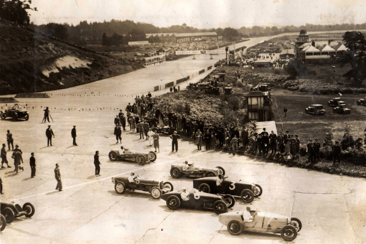 Britain's very first Grand Prix - racing cars