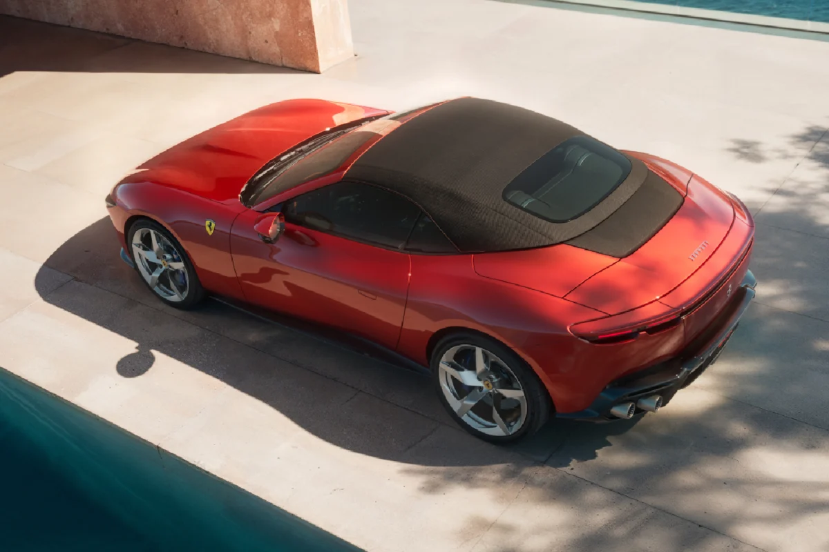 Ferrari Amalfi Spider - upper rear cappotta