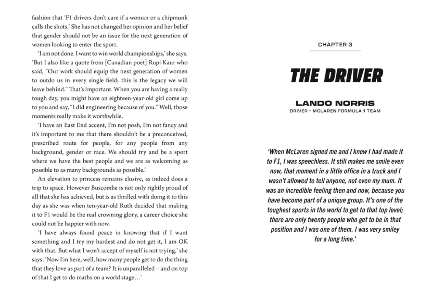 Chapter 3, Lando Norris