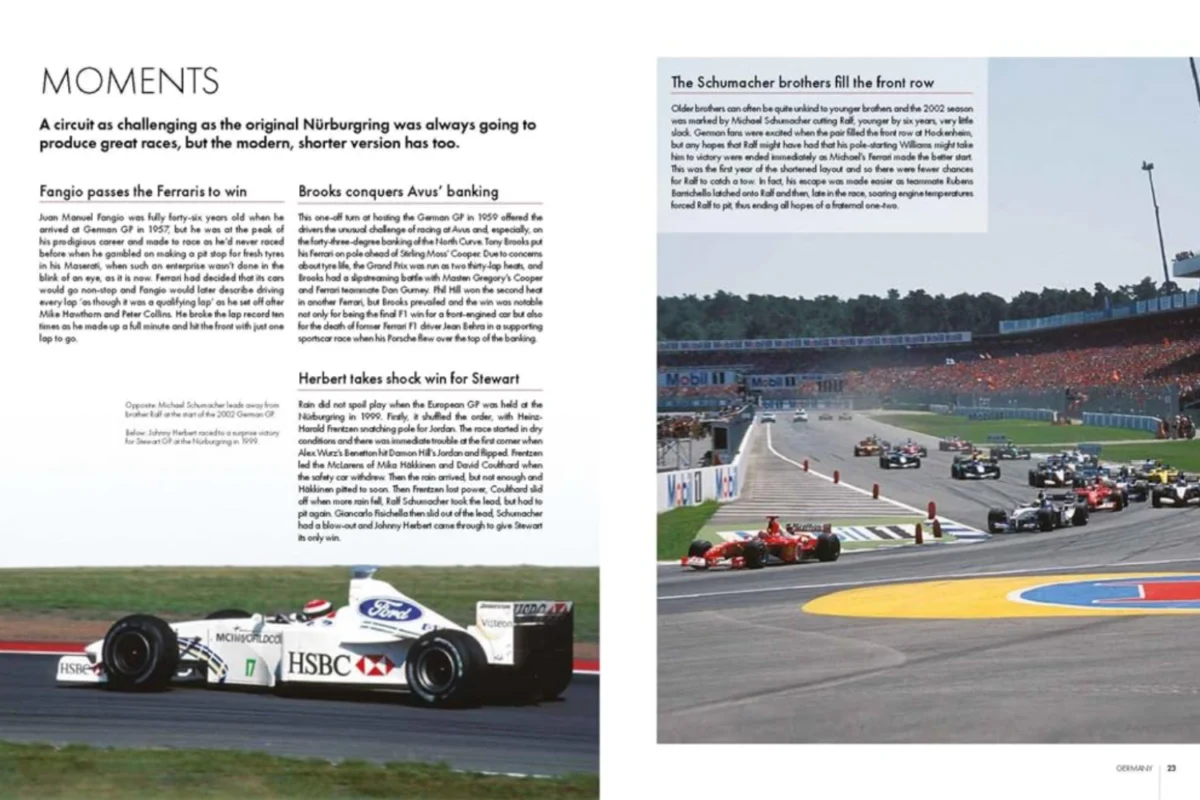 F1 Racing - The Ultimate Companion - 75th Anniversary Edition - book cover - Moments, page 23
