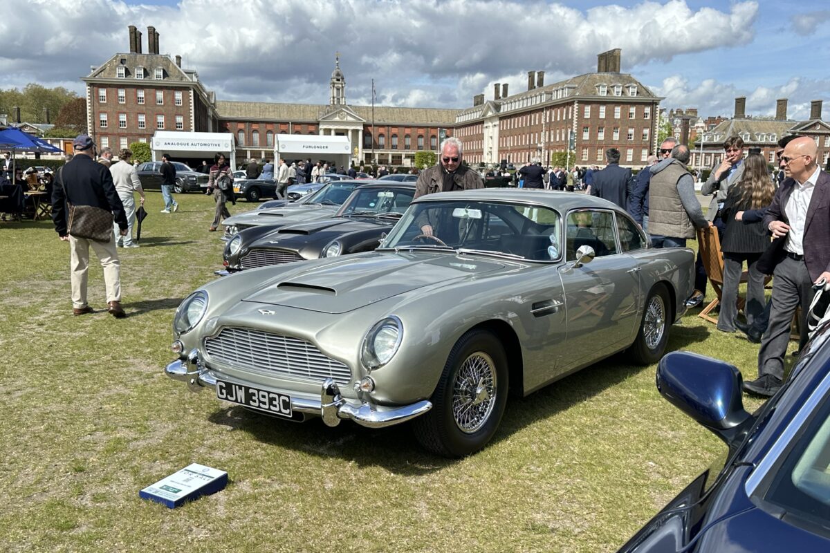 1965 Aston Martin DB5 at Salon Privé London 2026.
