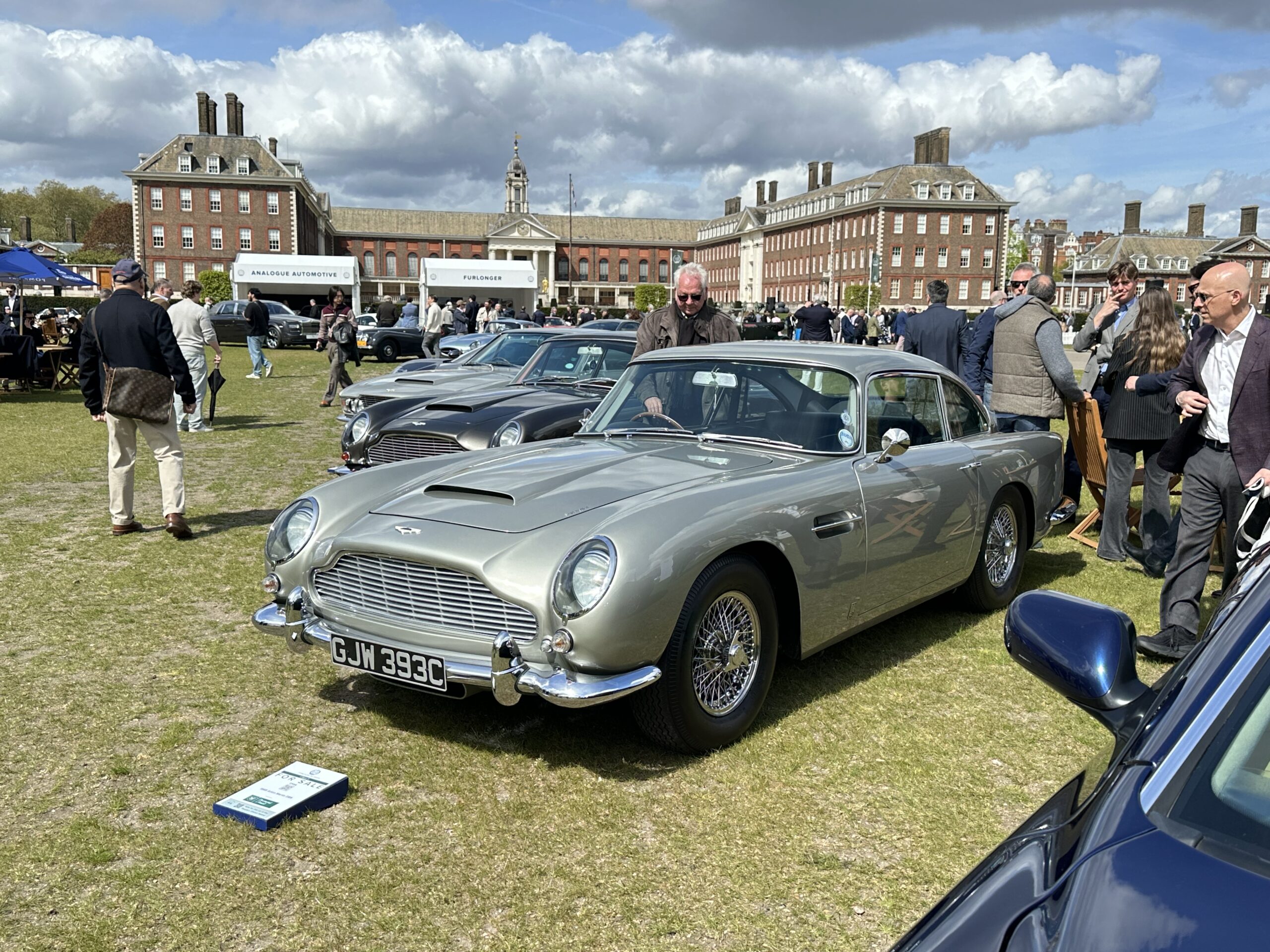 1965 Aston Martin DB5 at Salon Privé London 2026.