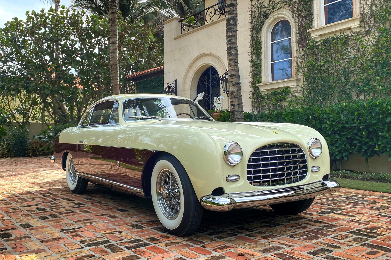 1952 Ferrari 212 Coupé Speciale Front Right Three Quarter view. Salon Privé 2026