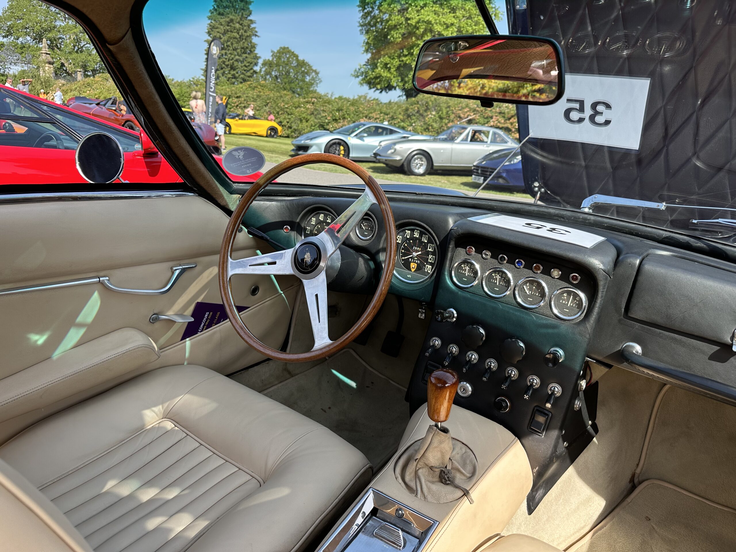 Drivers Union Concours 2026 (Lamborghini 350 GT interior)