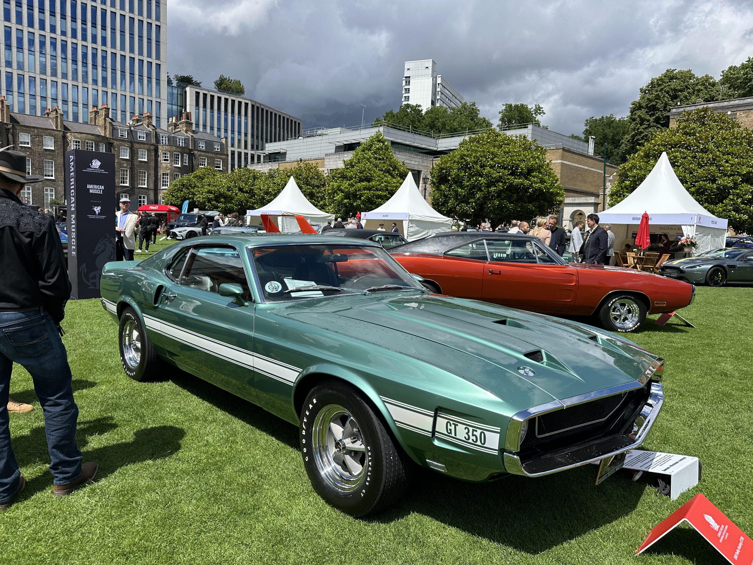 1969 Shelby Mustang GT350 at the London Concours 2026.