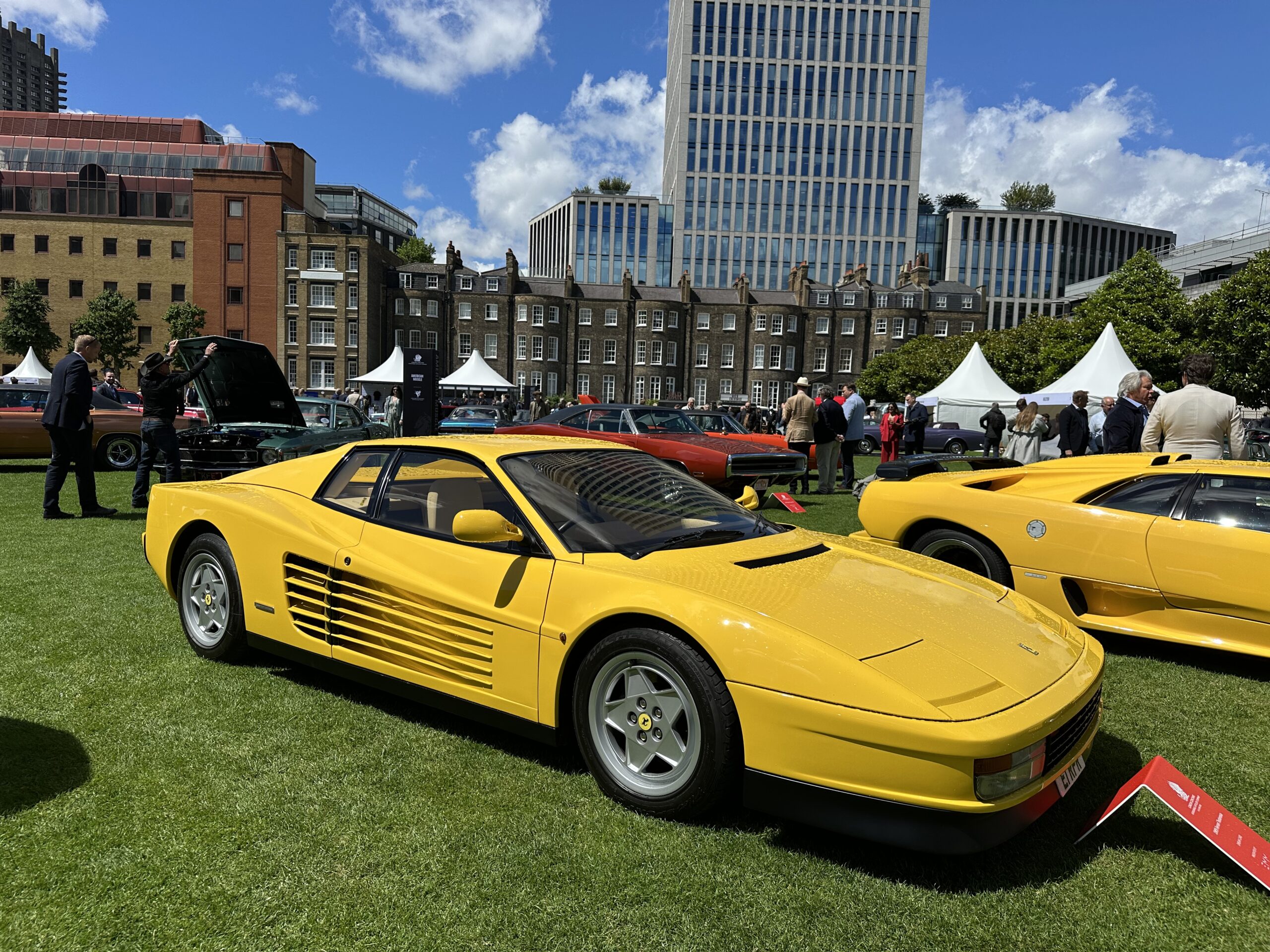 1989 Ferrari Testarossa at the London Concours 2026.