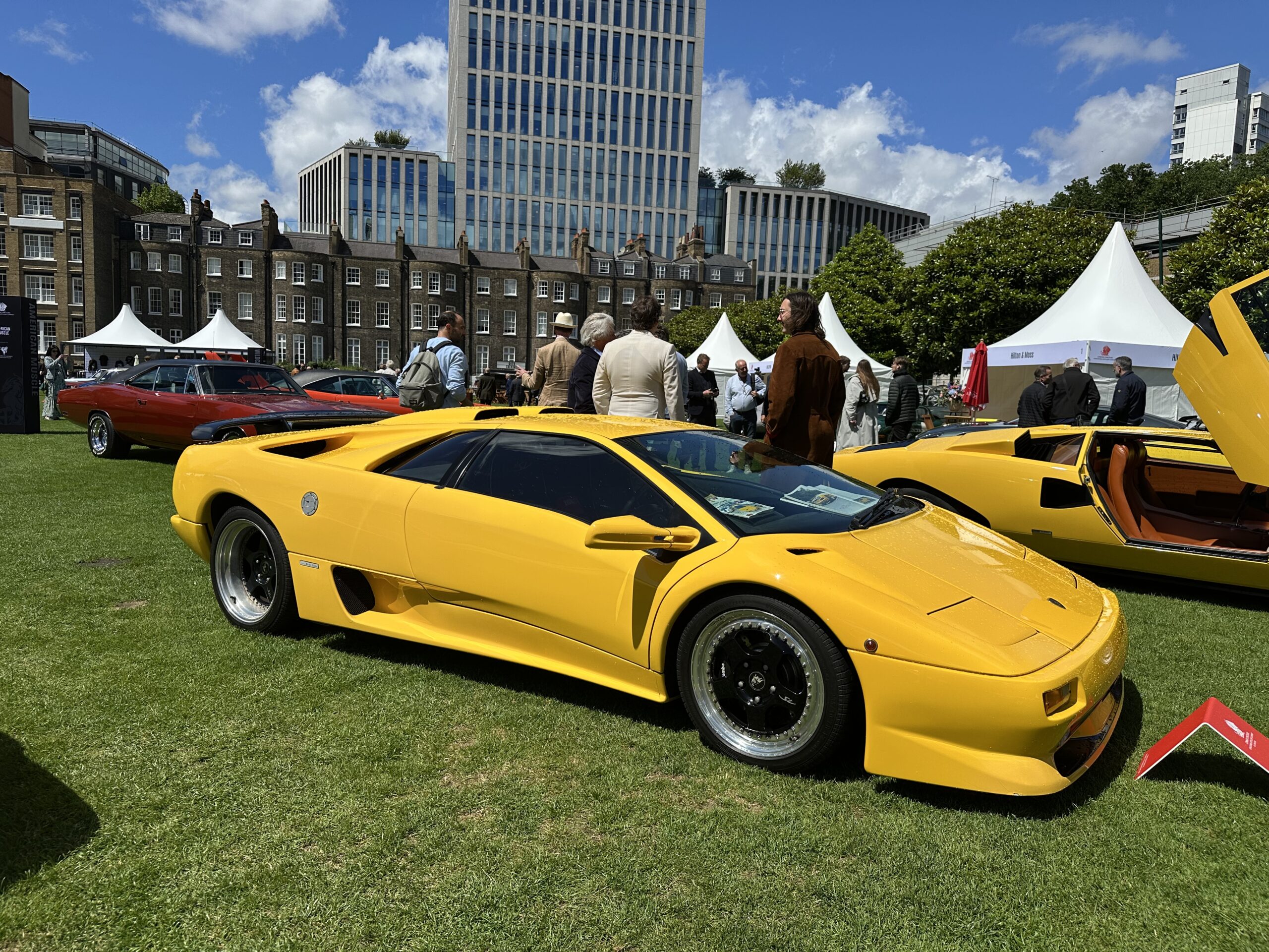 1997 Lamborghini Diablo SV at the London Concours 2026.