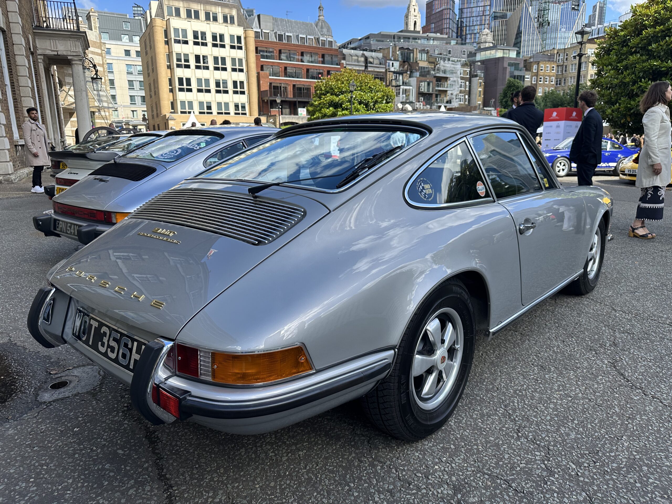 Sportomatic (in Silver) (rear side profile) at London Concours 2026. 