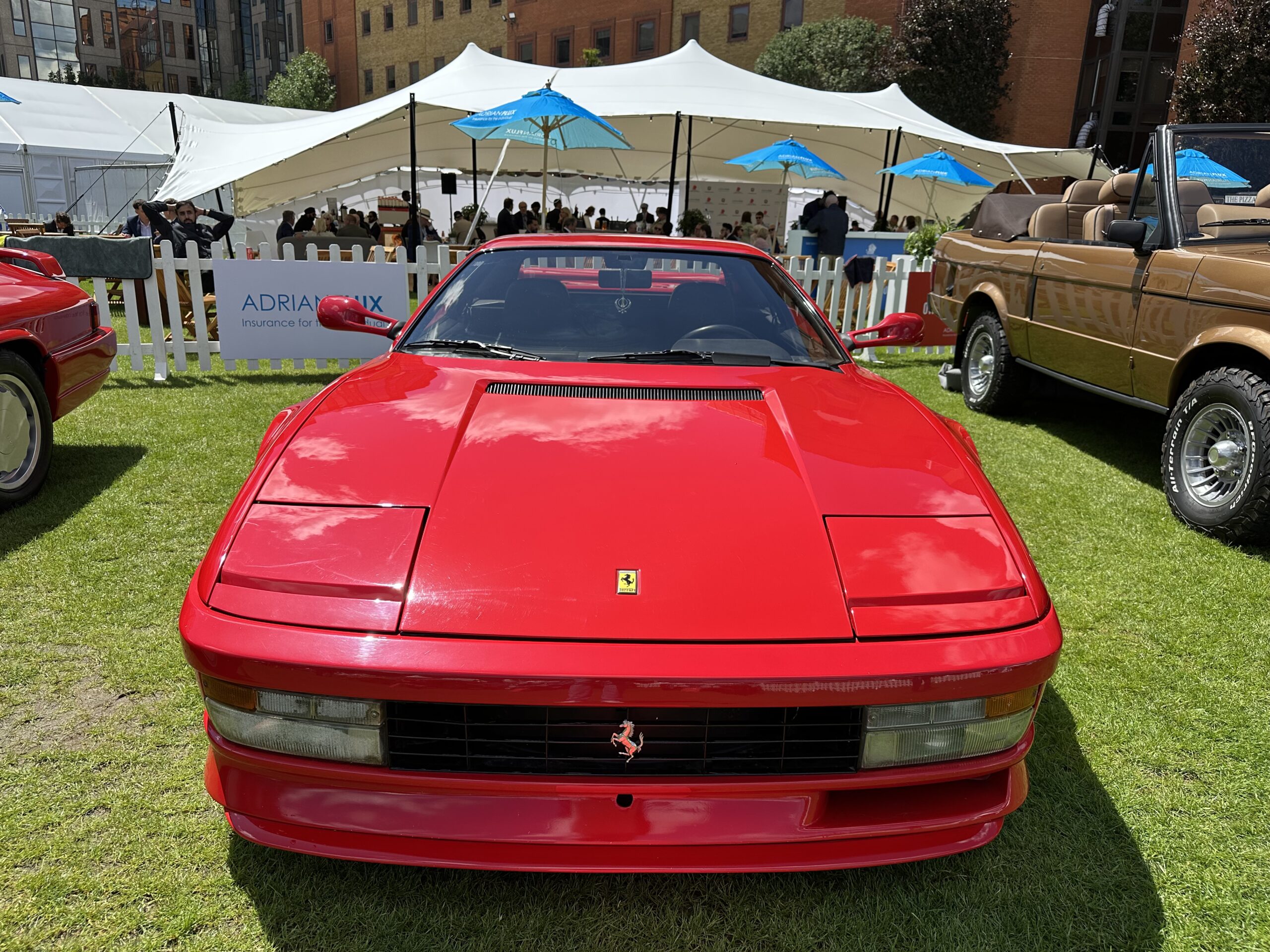 1989 Koenig Specials Testarossa (front view) at the London Concours 2026.