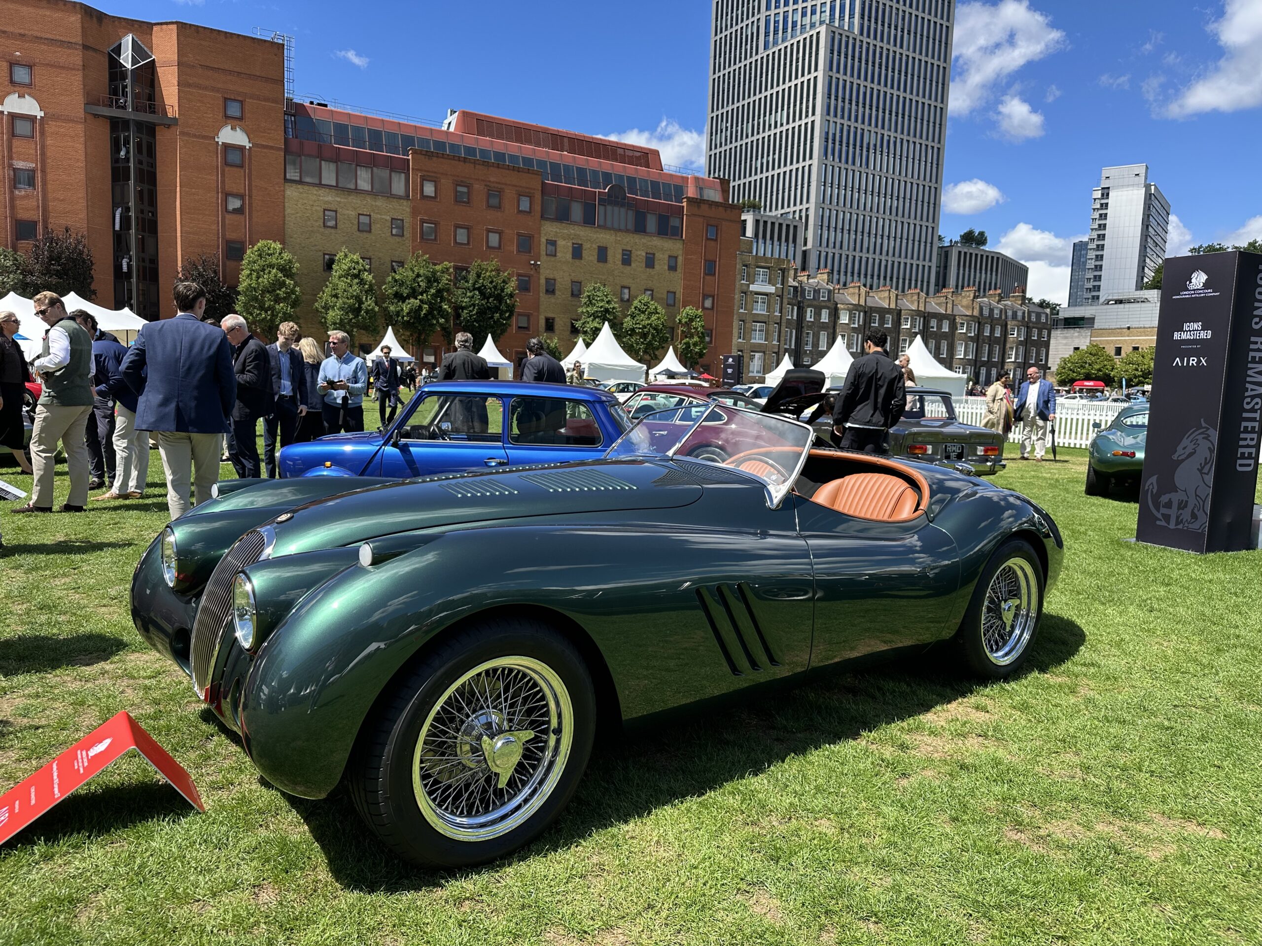Thornley Kelham XK European GT (front side view) at the London Concours 2026.