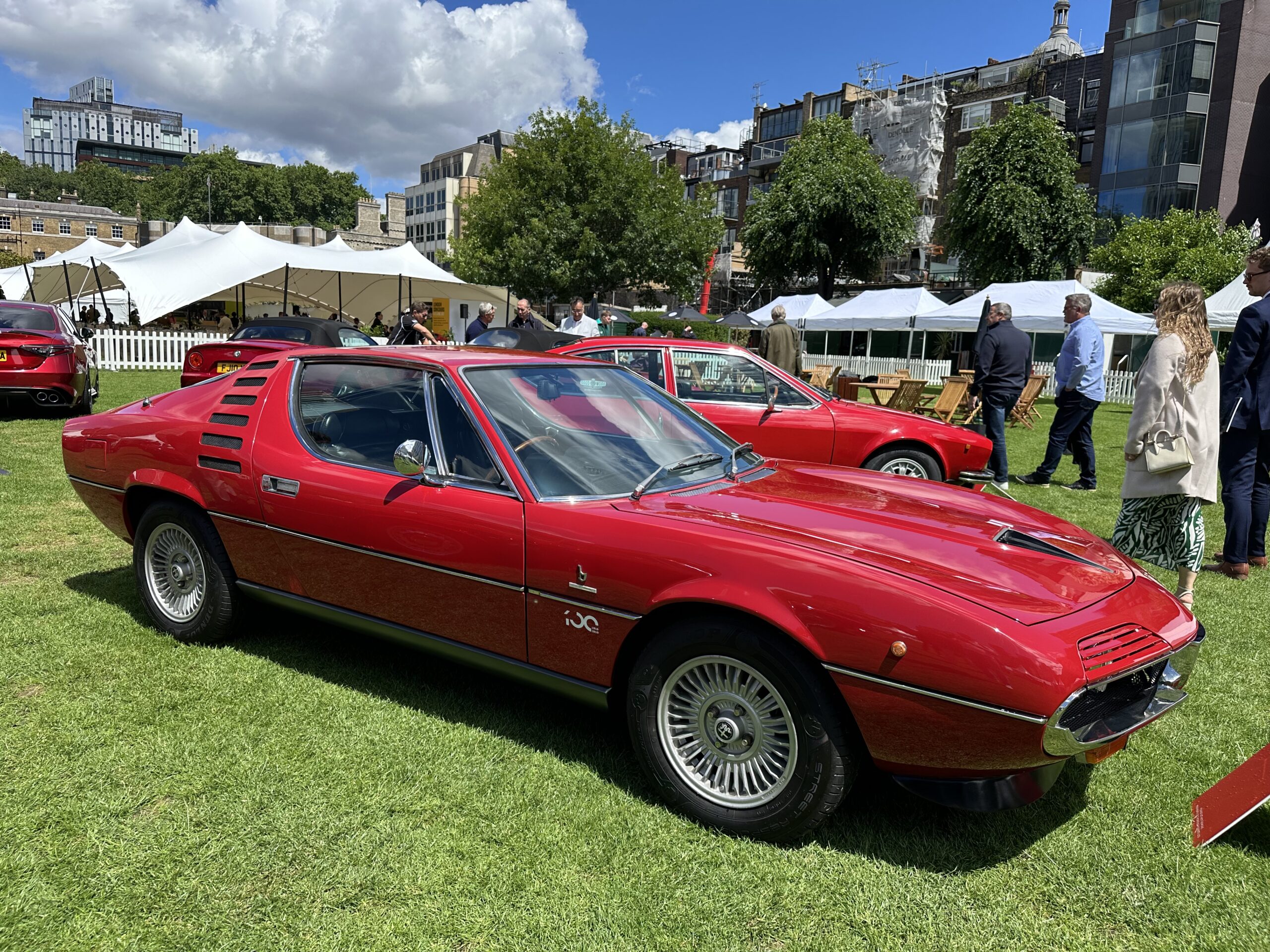 1972 Alfa Romeo Montreal at the London Concours 2026.