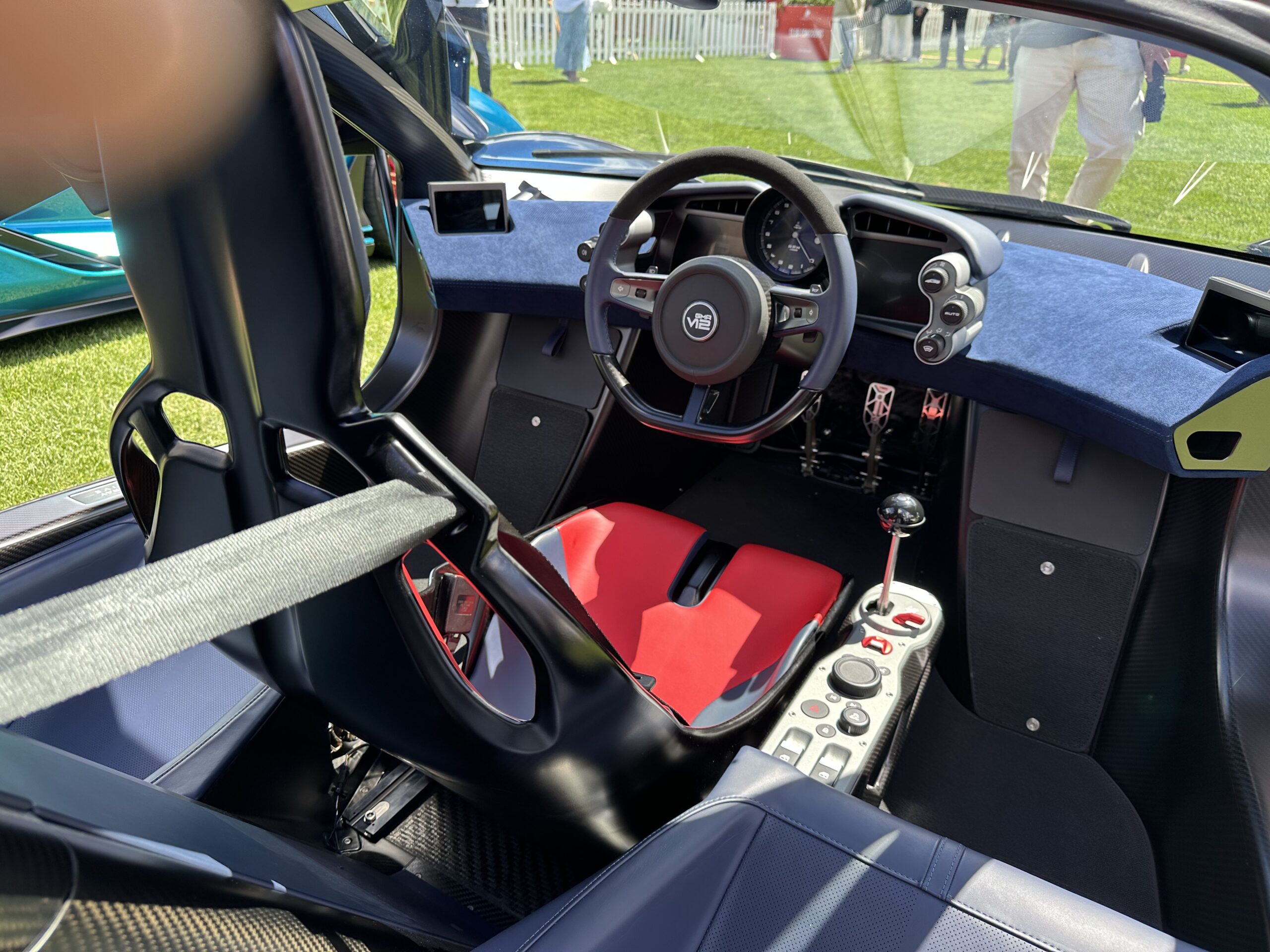 2024 Gordon Murray Automotive T.50 (interior) at the London Concours 2026.