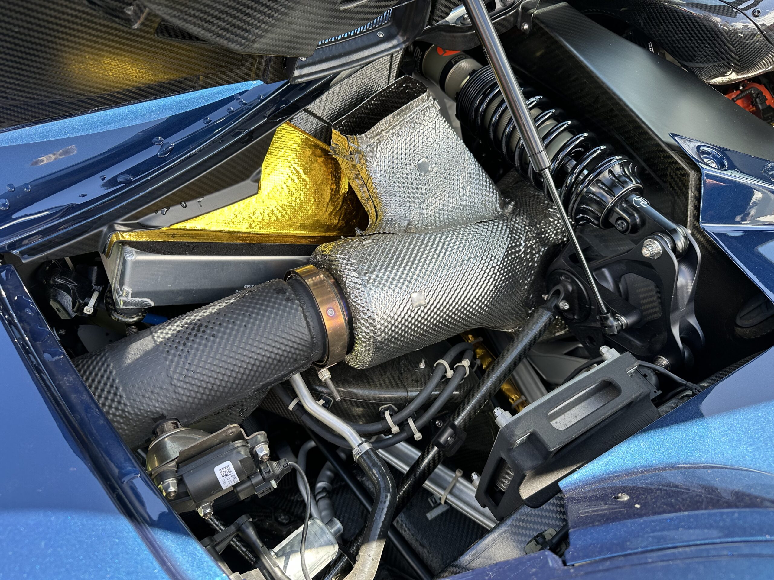 2024 Gordon Murray Automotive T.50 (engine bay) at the London Concours 2026.