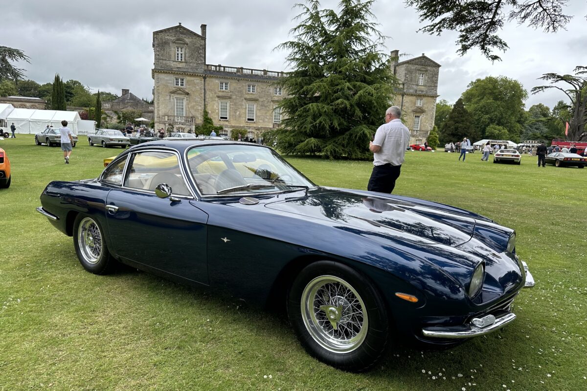Lamborghini 350 GT (front side view) at the Wilton House Concours Des Legendes 2026