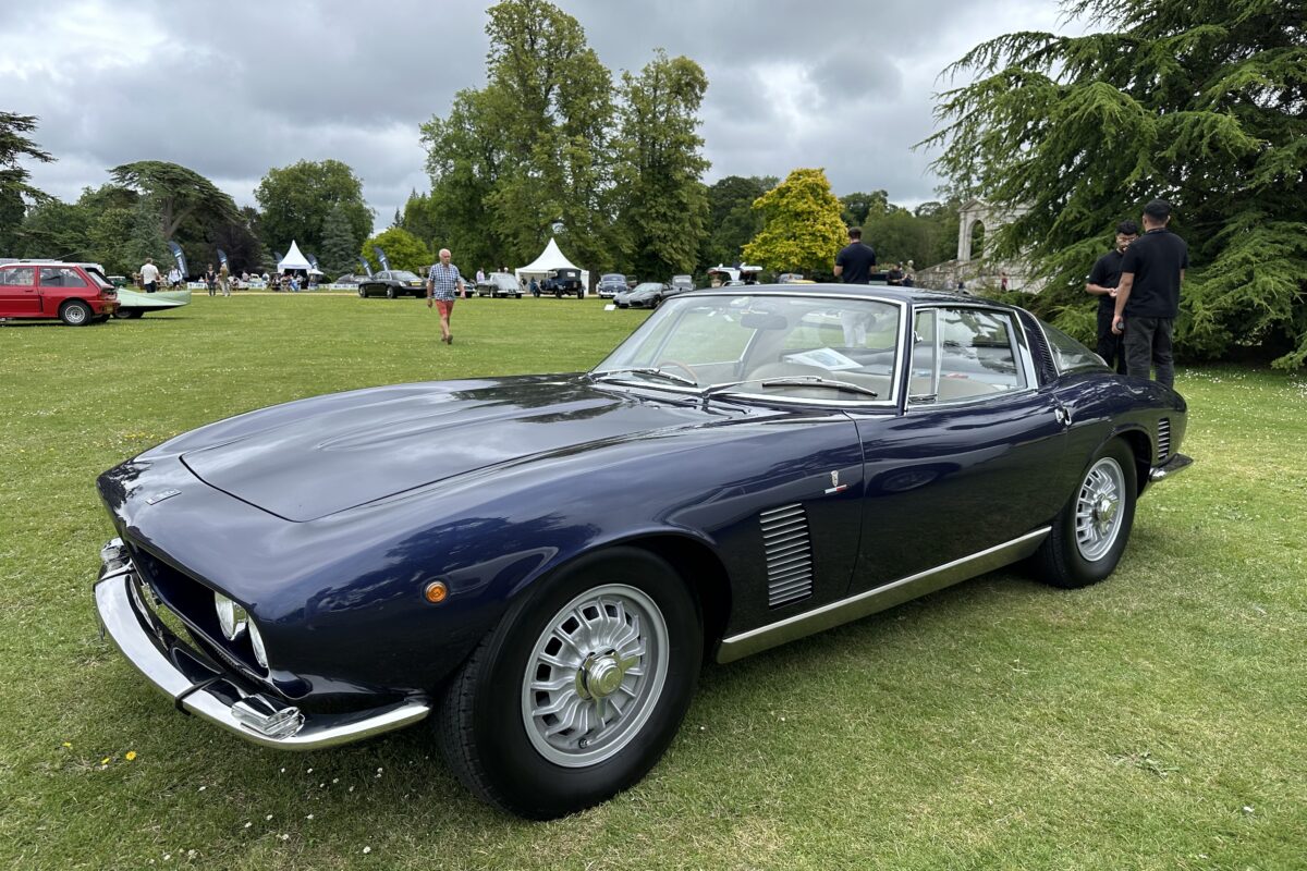 1966 ISO Grifo GL350 (front side view) at the Wilton House Concours Des Legendes 2026