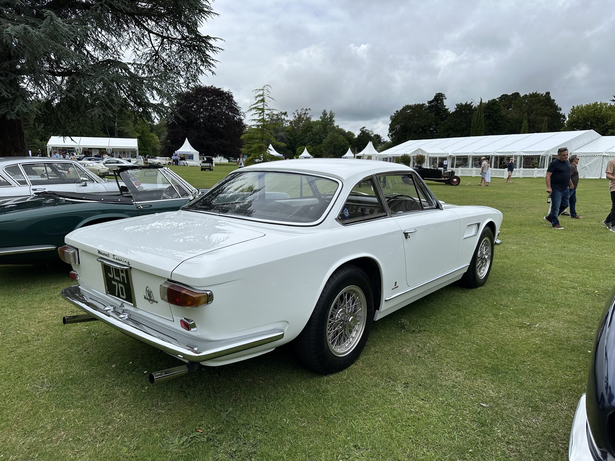 1965 Maserati Sebring (rear side view) at the Wilton House Concours Des Legendes 2026